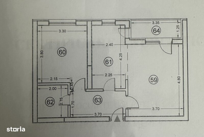 Militari apartament 2 camere decomandat 56 mp, Complex 21 Residence!